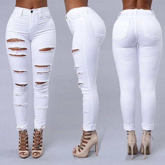 women sexy skinny denim jeans