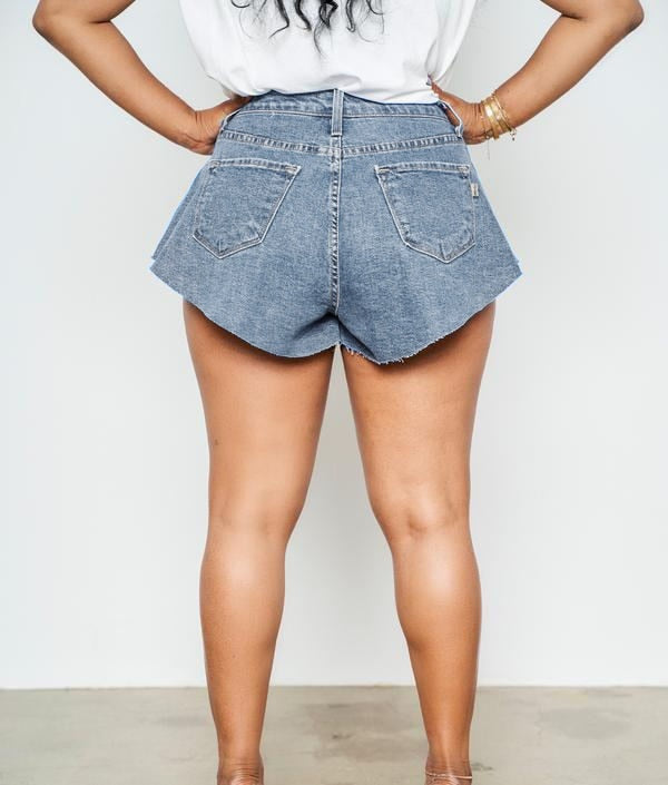 Mini jean shorts for womens