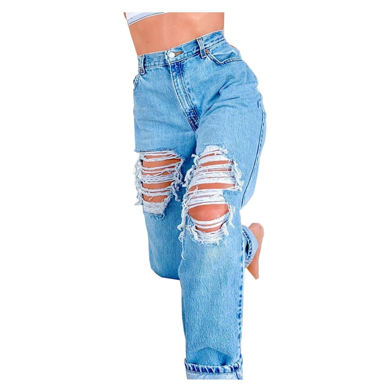 Casual Straight Leg Jeans