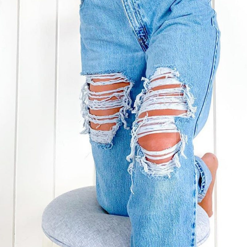 Casual Straight Leg Jeans