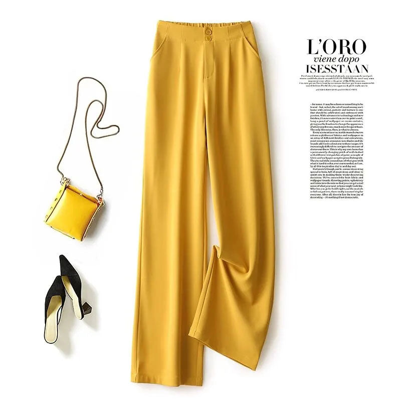 women's Wide-leg suit pants