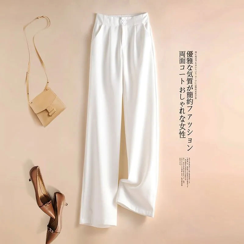 women's Wide-leg suit pants