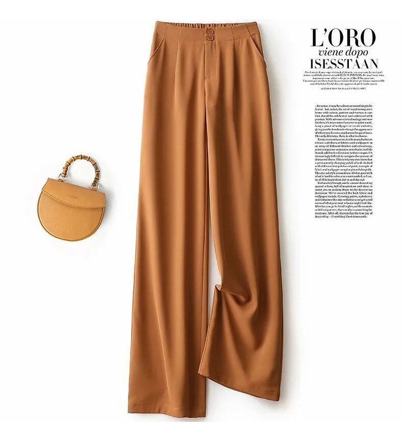 women's Wide-leg suit pants