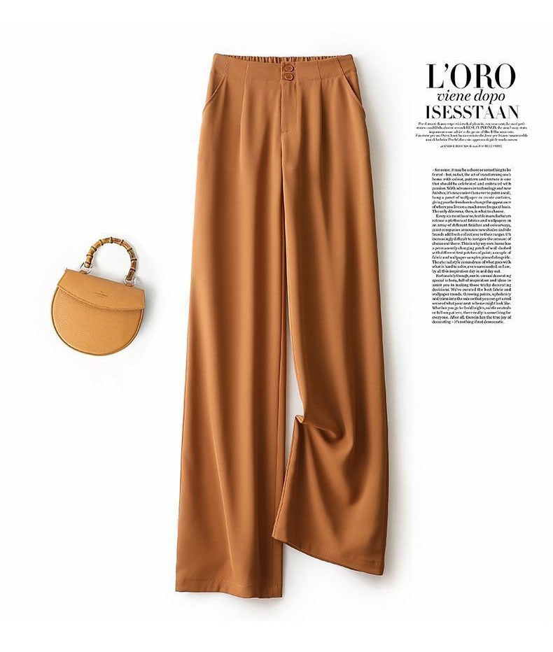 women's Wide-leg suit pants