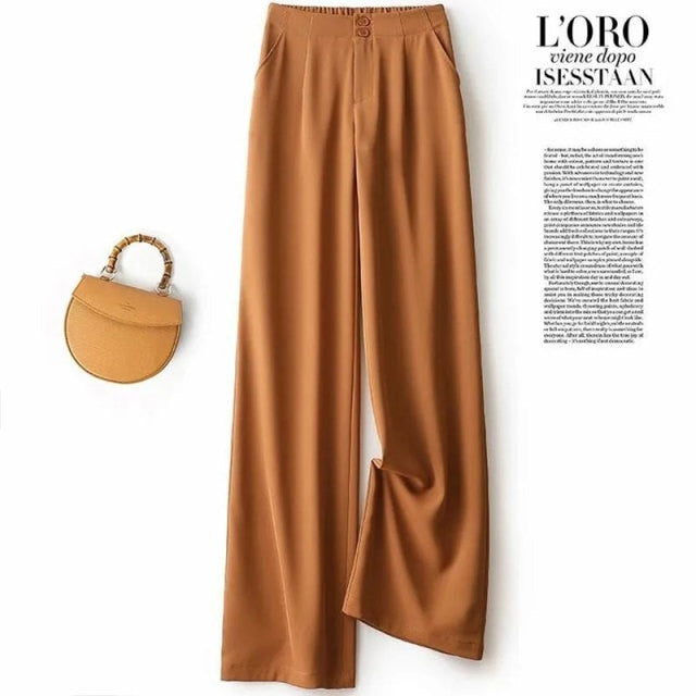 women's Wide-leg suit pants