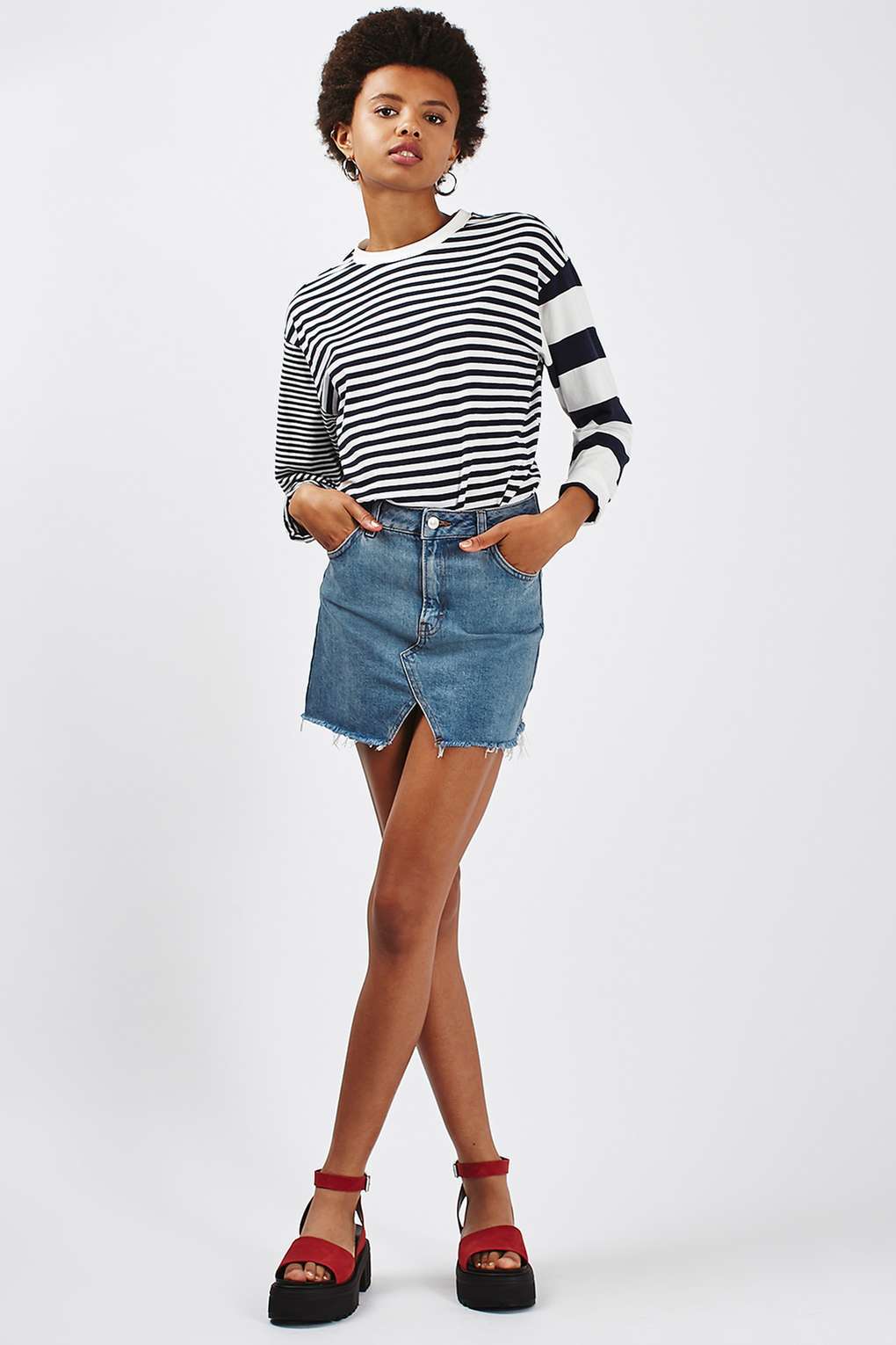 Summer New  Women Denim Skirt