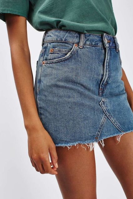 Summer New  Women Denim Skirt